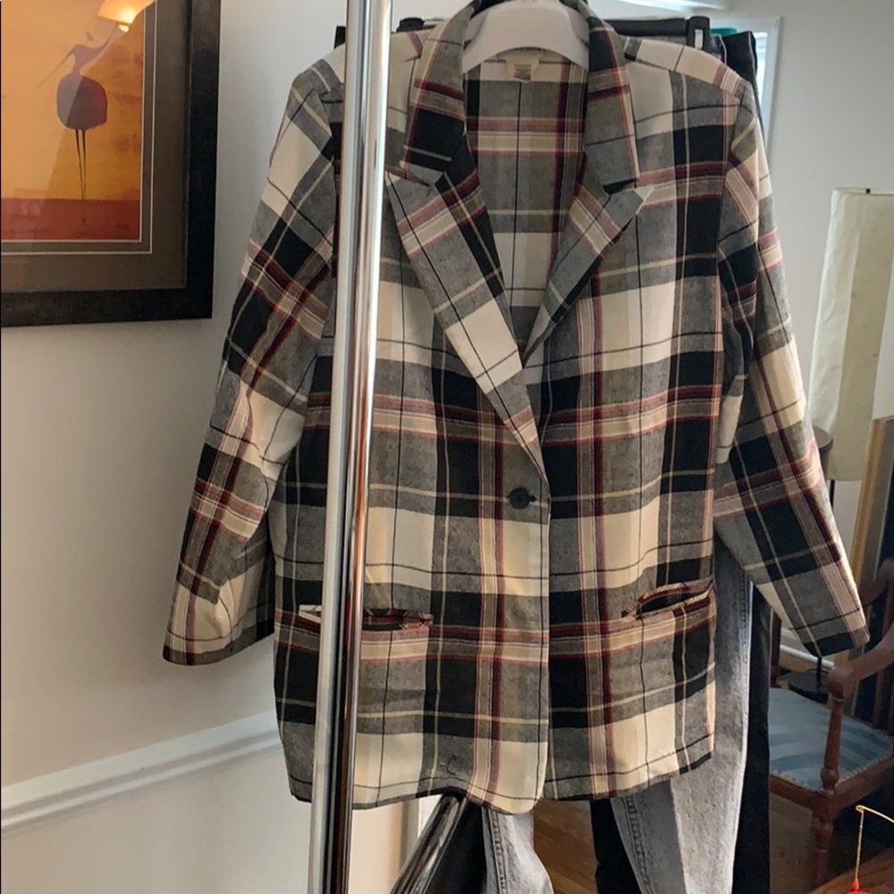 Vintage lightweight oversized suit jacket 22/24